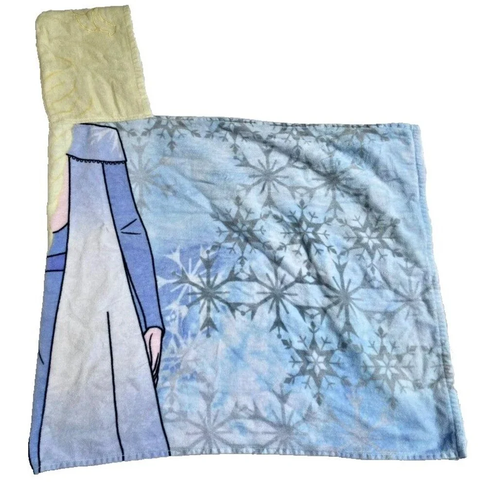 DISNEY FROZEN HOODED TOWEL, 100% Cotton, Bath Wrap, Pool, Swim, 22